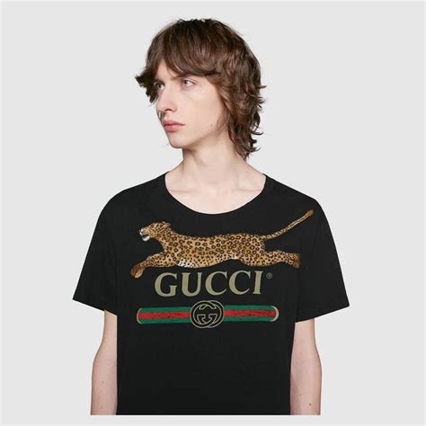 gucci leopard shirt|tee shirt Gucci snake.